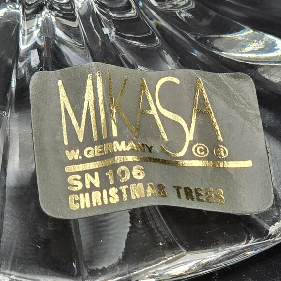 Vintage Spode Christmas Tree Wine Glasses and Mikasa Champagne Flute DH1370 - Picture 3 of 6